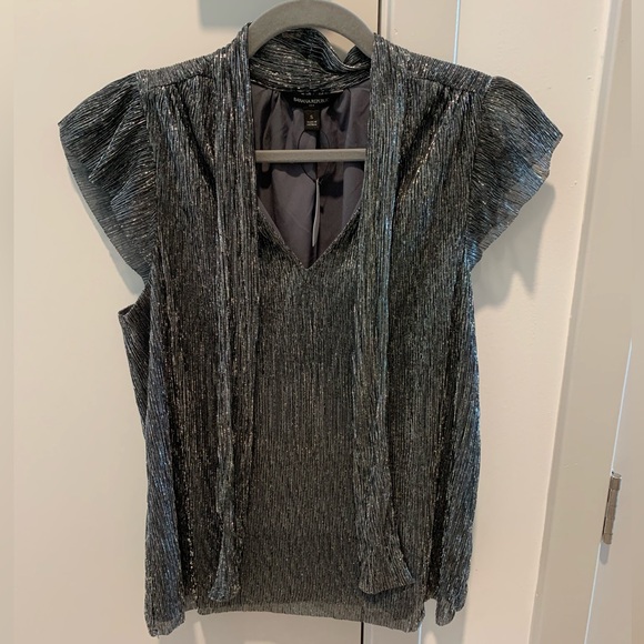 Banana Republic Silver Blouse - Picture 1 of 5